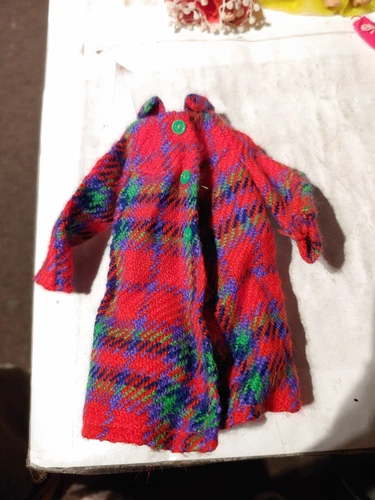Barbie Coat Mad About Plaid #1587 Sears Exclusive vtg 70s Mattel