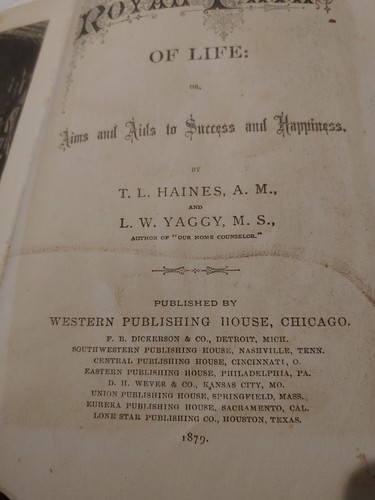The Royal Path Of Life Aims & Aids To Success & Happiness 1879 - photo 5