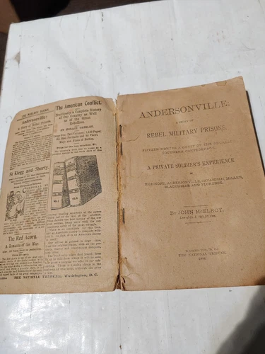 Andersonville by John McElroy 1879 SOFTCOVER - photo 3