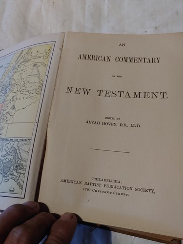 Commentary on Mark and Luke, W. N Clarke, Alvah Hovey 1881 - photo 3