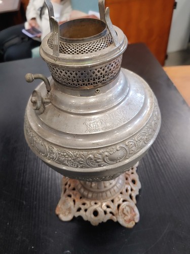 Antique Juno No. 2 Table Oil Lamp circa 1895