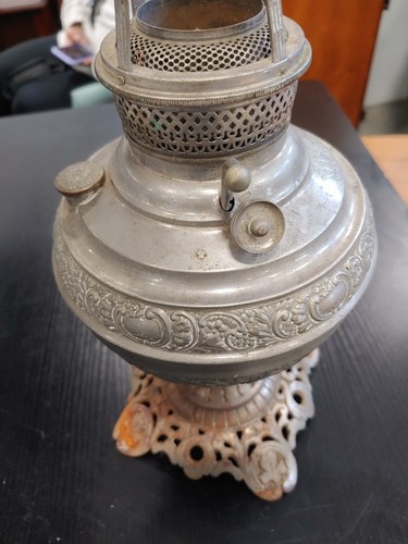 Antique Juno No. 2 Table Oil Lamp circa 1895 - photo 3