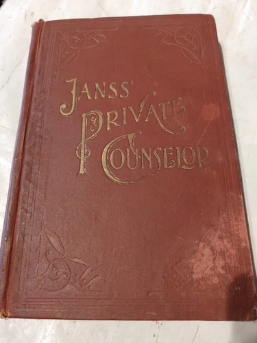 1894 Antique JANSS PRIVATE COUNSELOR