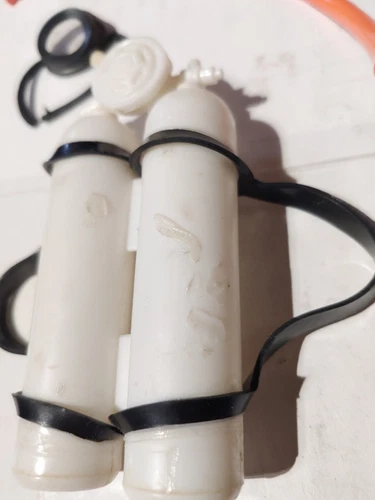 1964 GI JOE 1970's GI Joe Adventure Team White SCUBA Tanks - photo 2