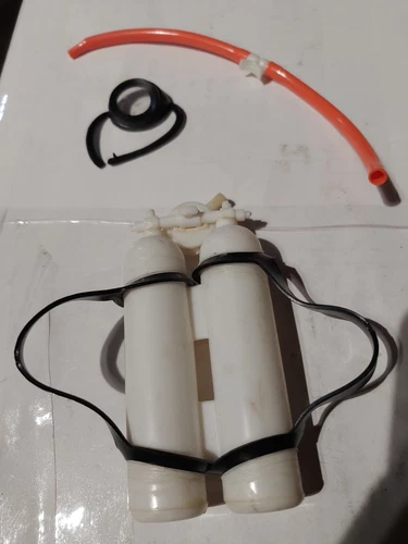 1964 GI JOE 1970's GI Joe Adventure Team White SCUBA Tanks - photo 3