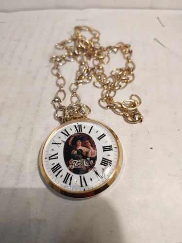 VINTAGE PEPSI COLA MECHANICAL WIND UP WATCH SWISS made ladies po