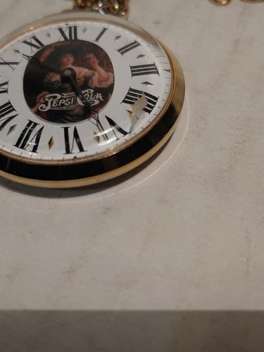 VINTAGE PEPSI COLA MECHANICAL WIND UP WATCH SWISS made ladies po - photo 4