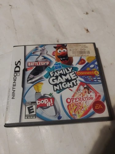 Hasbro Family Game Night (Nintendo DS, 2009) Complete Tested