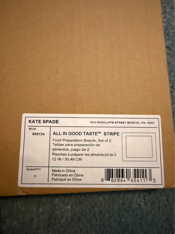 Kate Spade Glass Cutting Boards - photo 2