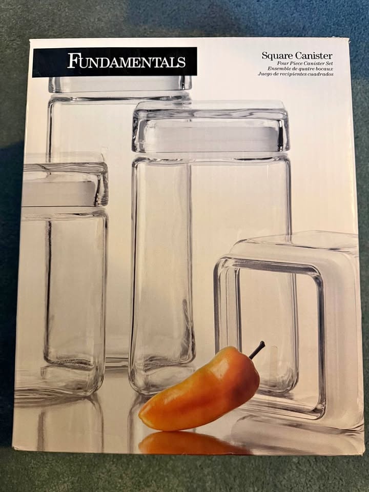 Square Canister set of four