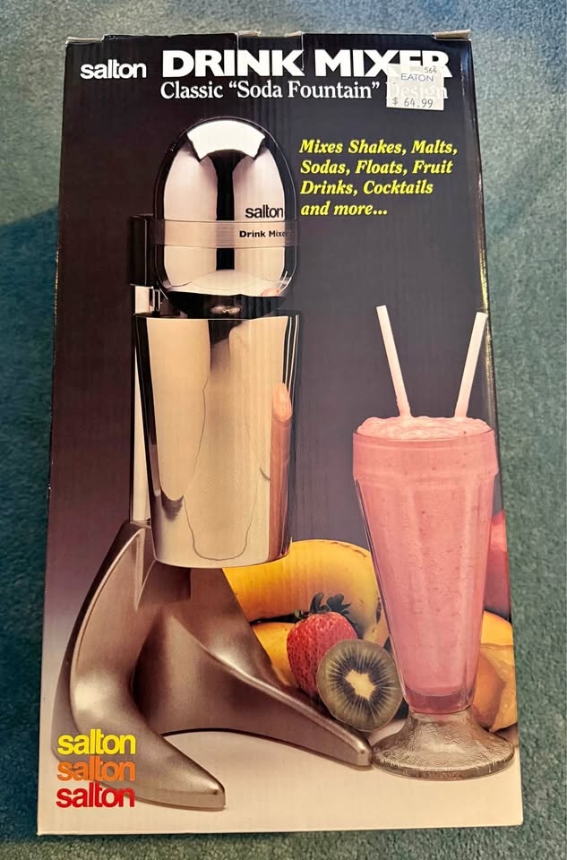 Salton "Classic Soda Fountain" drink mixer
