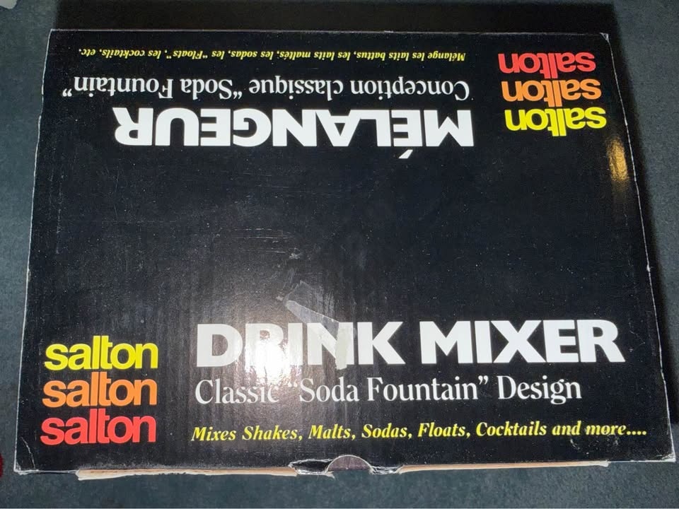 Salton "Classic Soda Fountain" drink mixer - photo 3