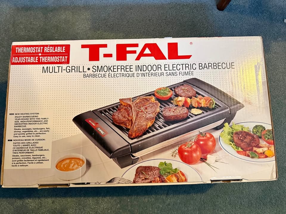 T-Fal Smokefree Indoor Electric Barbecue
