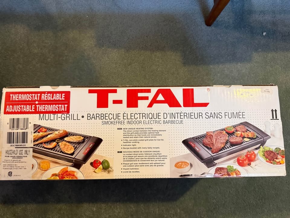 T-Fal Smokefree Indoor Electric Barbecue - photo 3