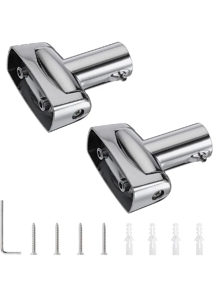 2 Pack Shower Curtain Rod Brackets image indicator(3)