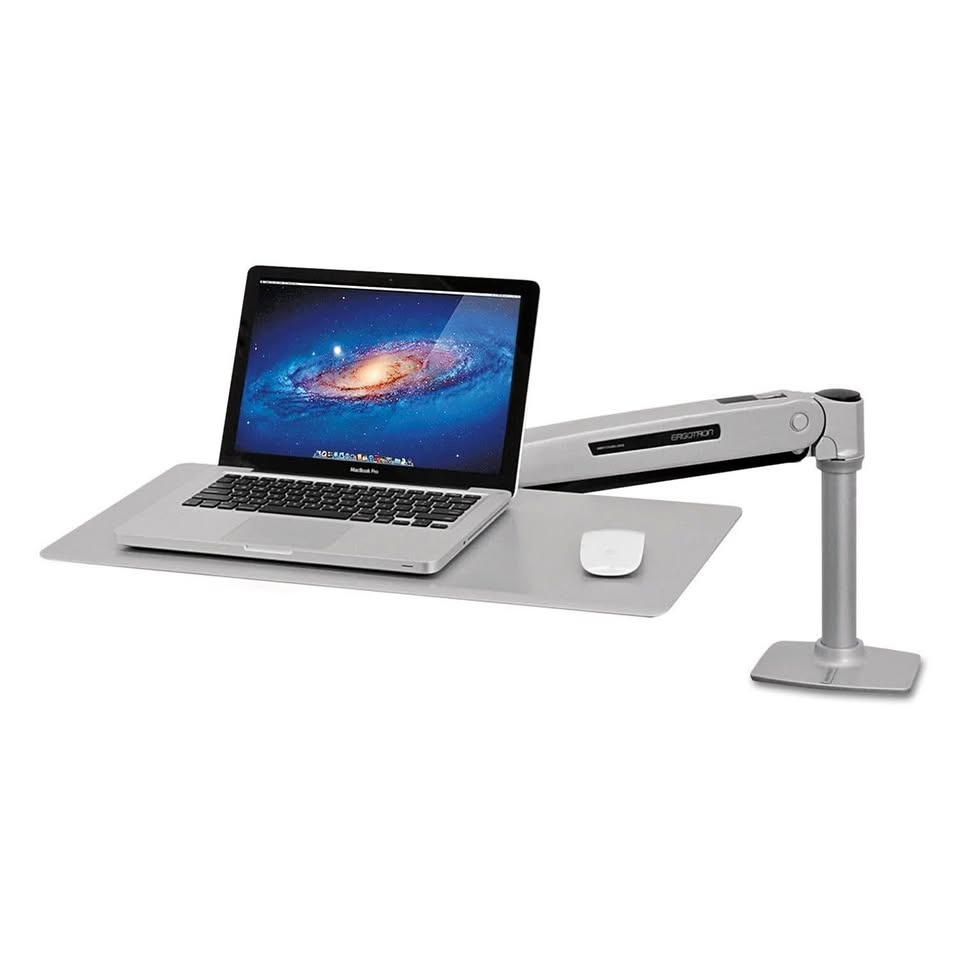 Very sturdy Ergotron desk laptop arm
