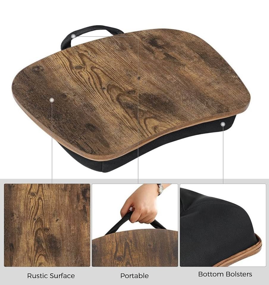 🪵 SONGMICS Lap Desk / Bed Tray – Laptop Table, Brand New - photo 3