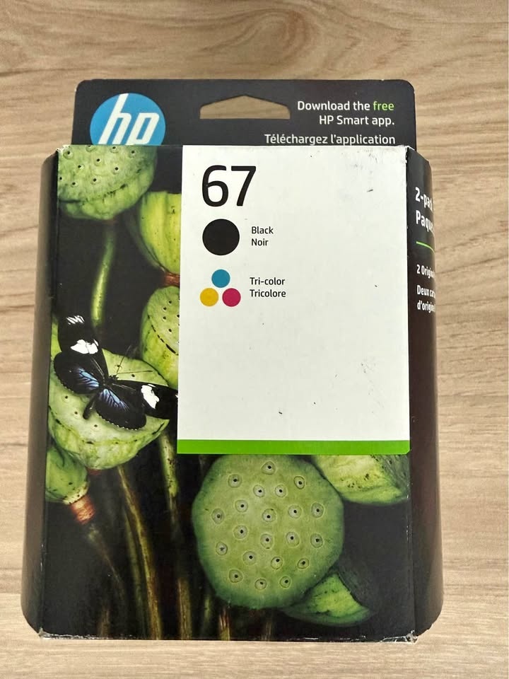 HP Printer Ink 67 - qty 2