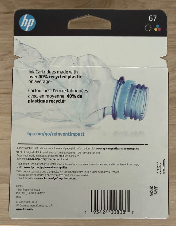 HP Printer Ink 67 - qty 2 - photo 5