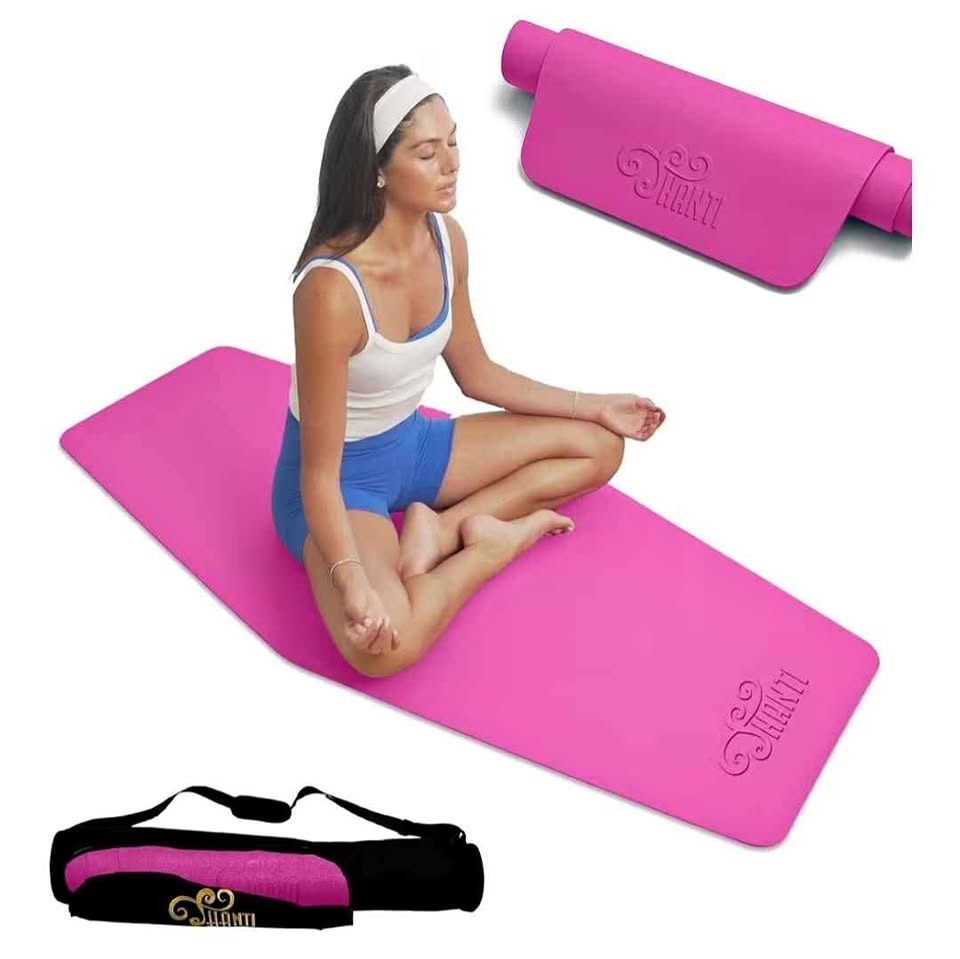 Shanti Yoga Mat with Bag - Premium Quality, Yin Style