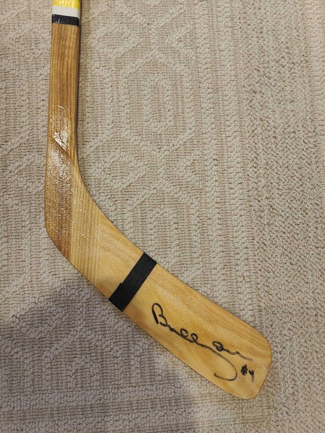 Bobby Orr autographed stick