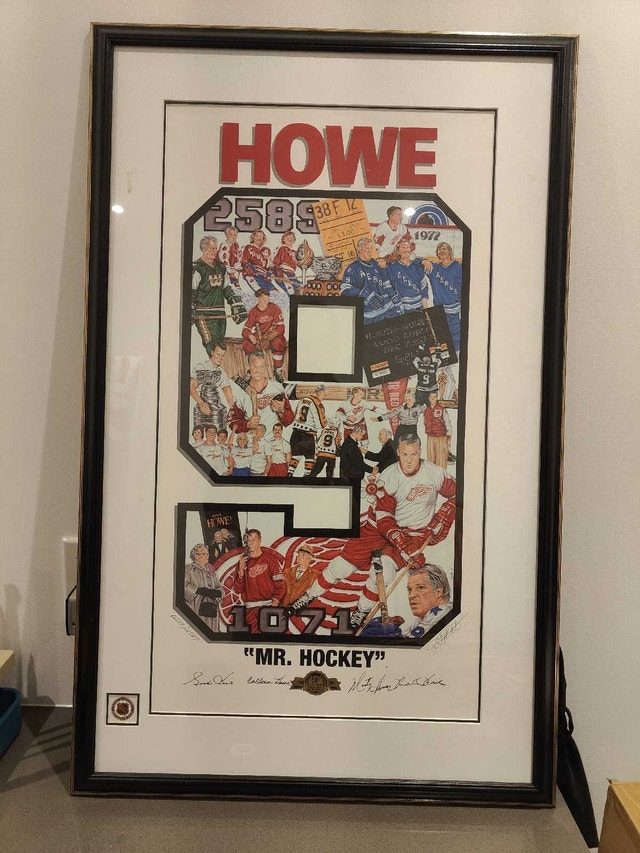 Gordie Howe poster