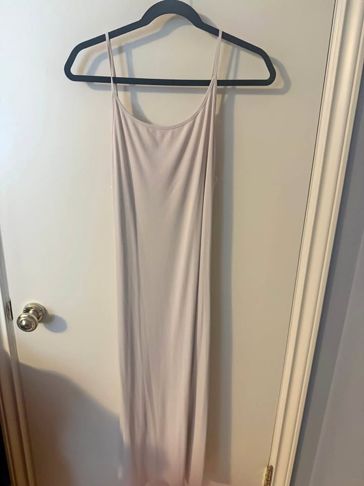 Ladies Summer Bodycon Dress - Size L - Cream