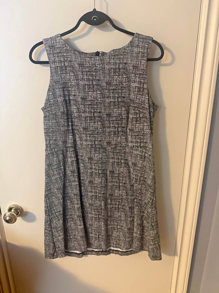 Ladies Lila Rose Work Dress - Size 12 - Black & White