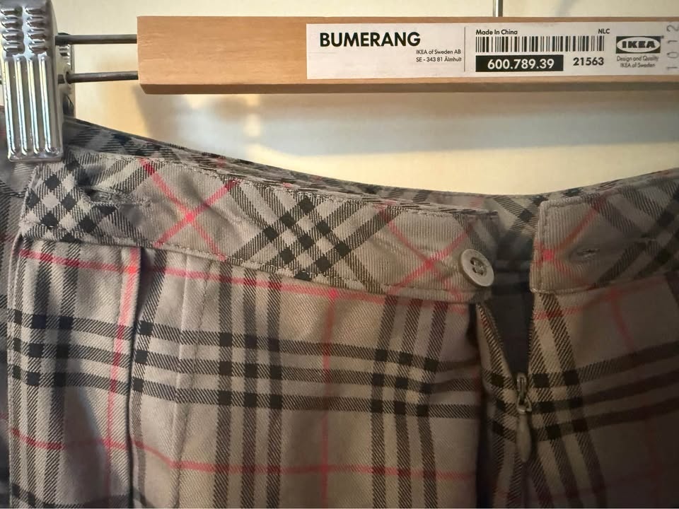 Ladies Skort - Burberry Golf - Size 12 - Grey Plaid - photo 3
