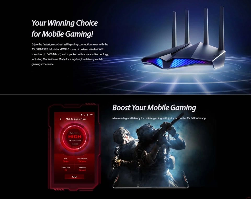 Asus RT-AX82U Wireless Router - photo 3