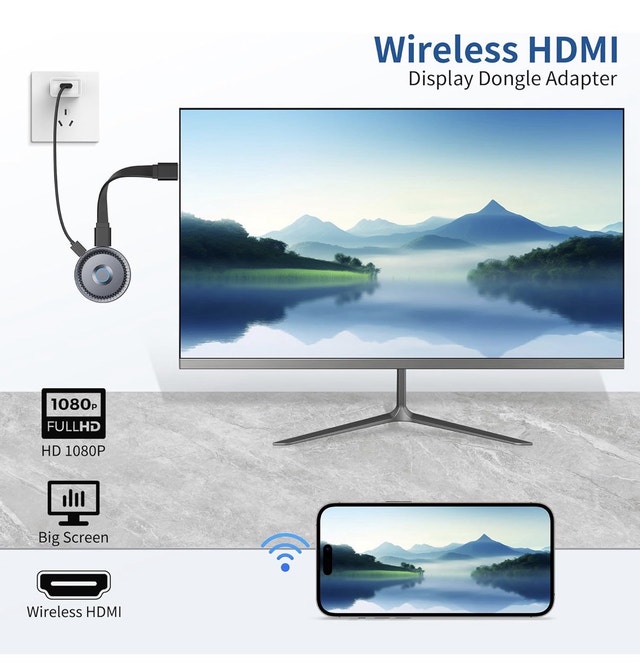 Wireless HDMI Display Dongle Adapter - photo 3