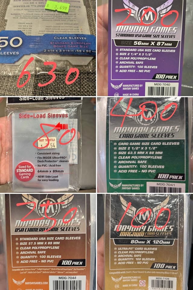 Board Game Card Sleeves