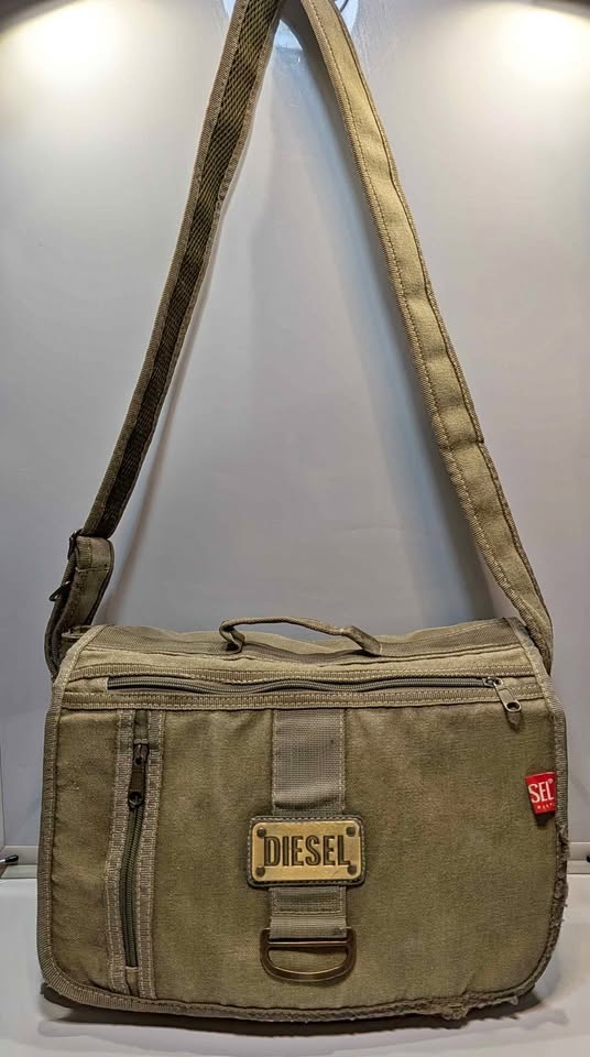Y2K Vintage Diesel "Spare Parts" Messenger Bag