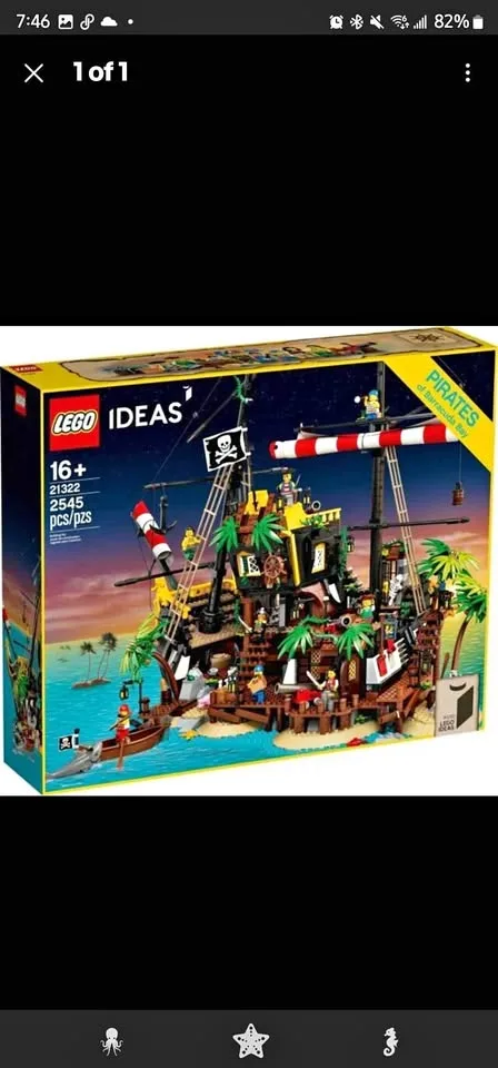 LEGO 21322 Pirates of Barracuda Bay - Brand New Sealed Mint thumbnail