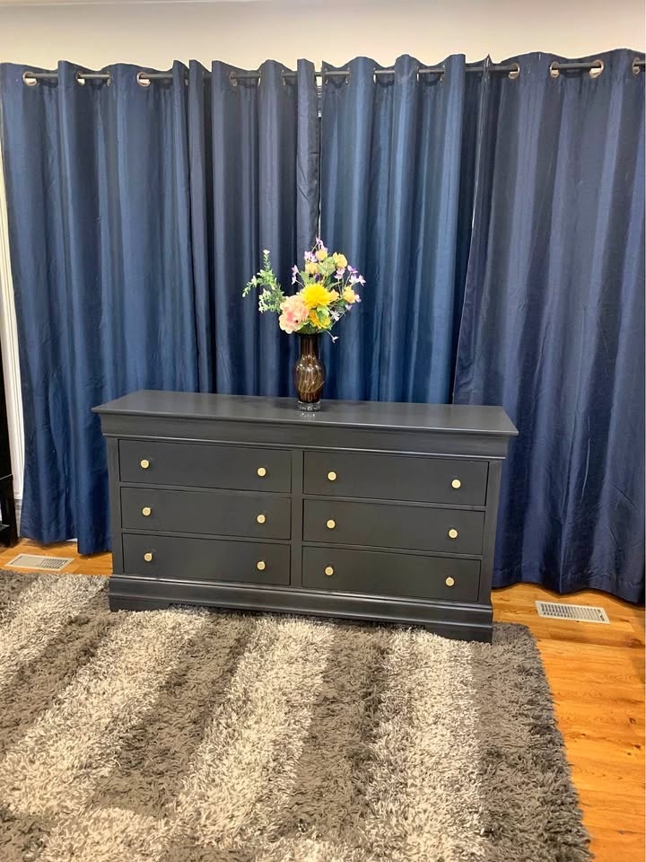 Modern wood dresser