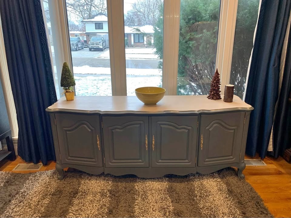 Solid Wood French Provincial Sideboard/Buffet