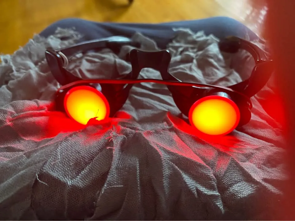 Glowing Eyes Grim Reaper Costume - Grey- Large image indicator(4)