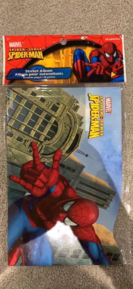 Spider-Man sticker album by Hallmark