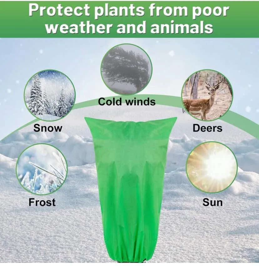 8pcs X-Large Plant Covers Freeze Protection - 59" × 35" image indicator(4)