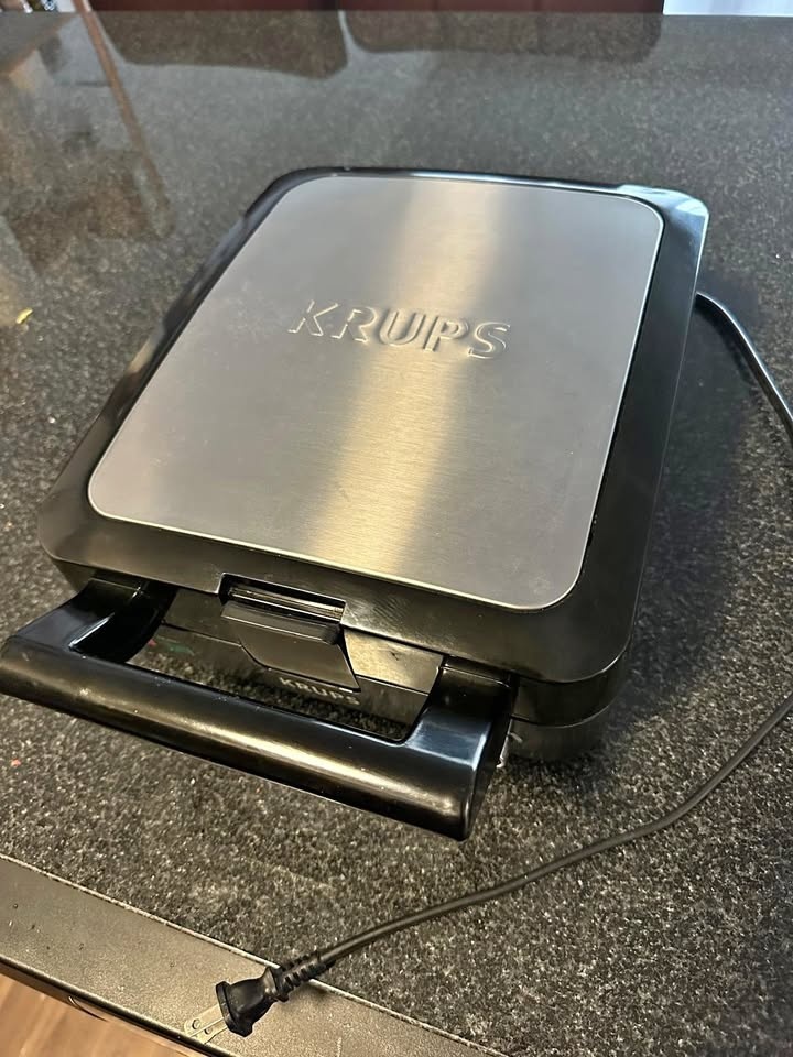 KRUPS Electric Waffle Maker with Removable Plates