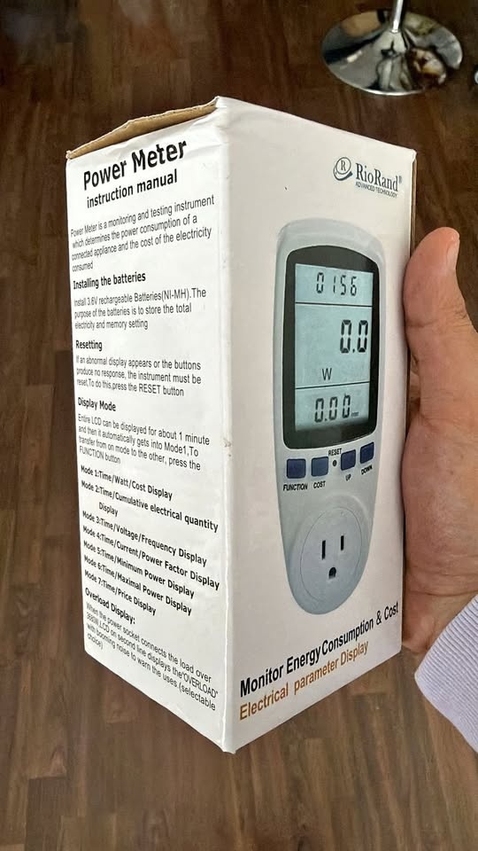 RioRand Power Meter Energy Consumption Monitor