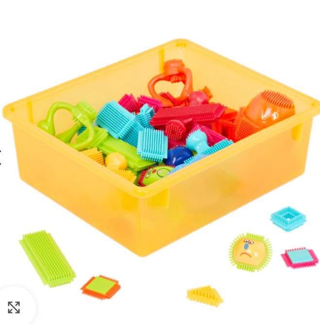 Bristle Blocks – Building Blocks for Kids – 76pc STEM Playset
