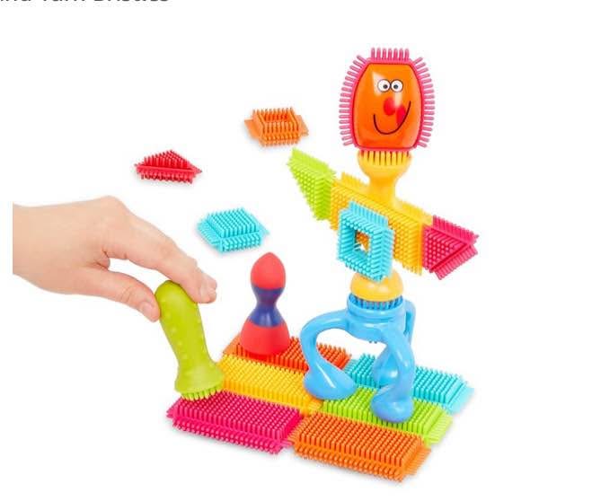 Bristle Blocks – Building Blocks for Kids – 76pc STEM Playset - photo 3