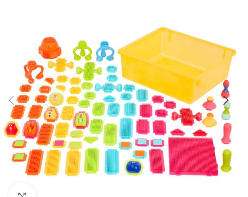 Bristle Blocks – Building Blocks for Kids – 76pc STEM Playset - photo 4