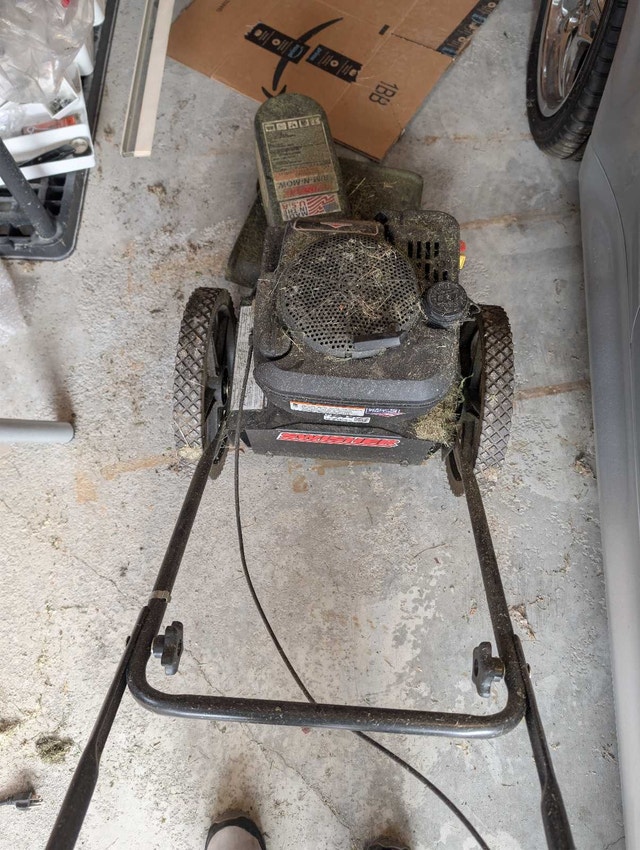swisher yard and lawn string trimmer walk behind
