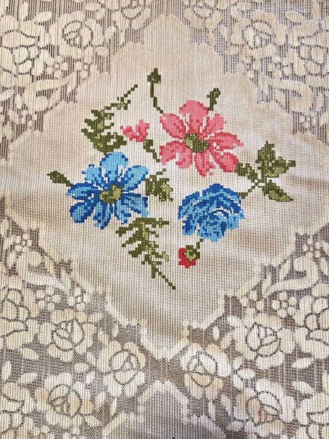 Vintage 8‘ X 5‘ Lace Tablecloth - photo 3