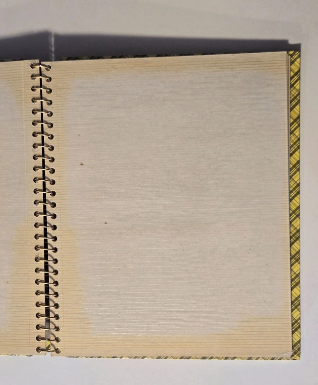 VTG 1970s Photo Album Yellow Plaid 10.25x11.75” - photo 4