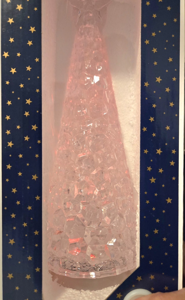 Christmas Tree Decoration LED Glitter Water Globe