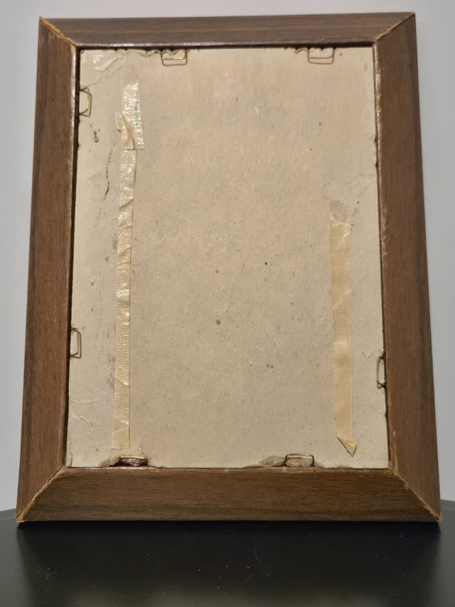 Picture Frame 5X7 IIC 2706 H3 Walnut 1970s - photo 3