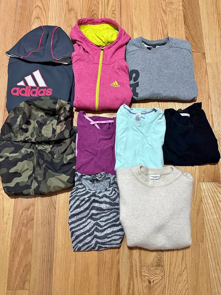 Kids Clothing Bundle - Adidas Hoodies & More size 10-12/S